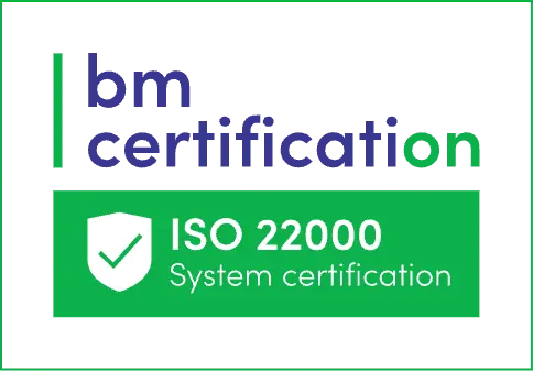 ISO 22000 certificate