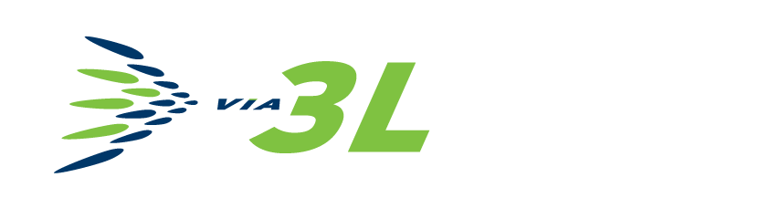 Via3l freight logo rekkale valge kirjaga